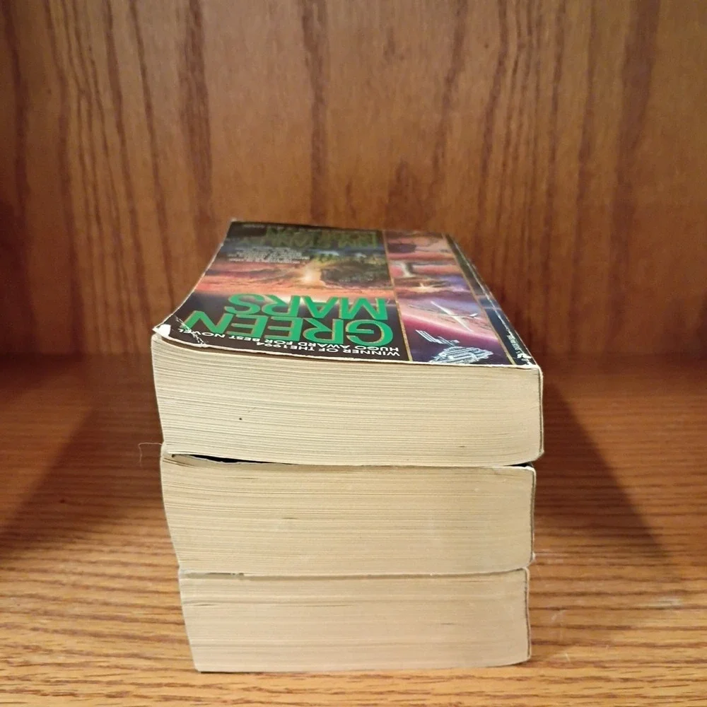 Mars Trilogy Set Red Green Blue Mars Kim Stanley Robinson Sci-Fi Bantam Spectra